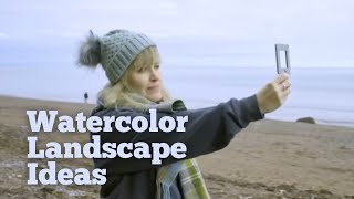 25 EASY IDEAS for Painting Outside || & Composition Tips!