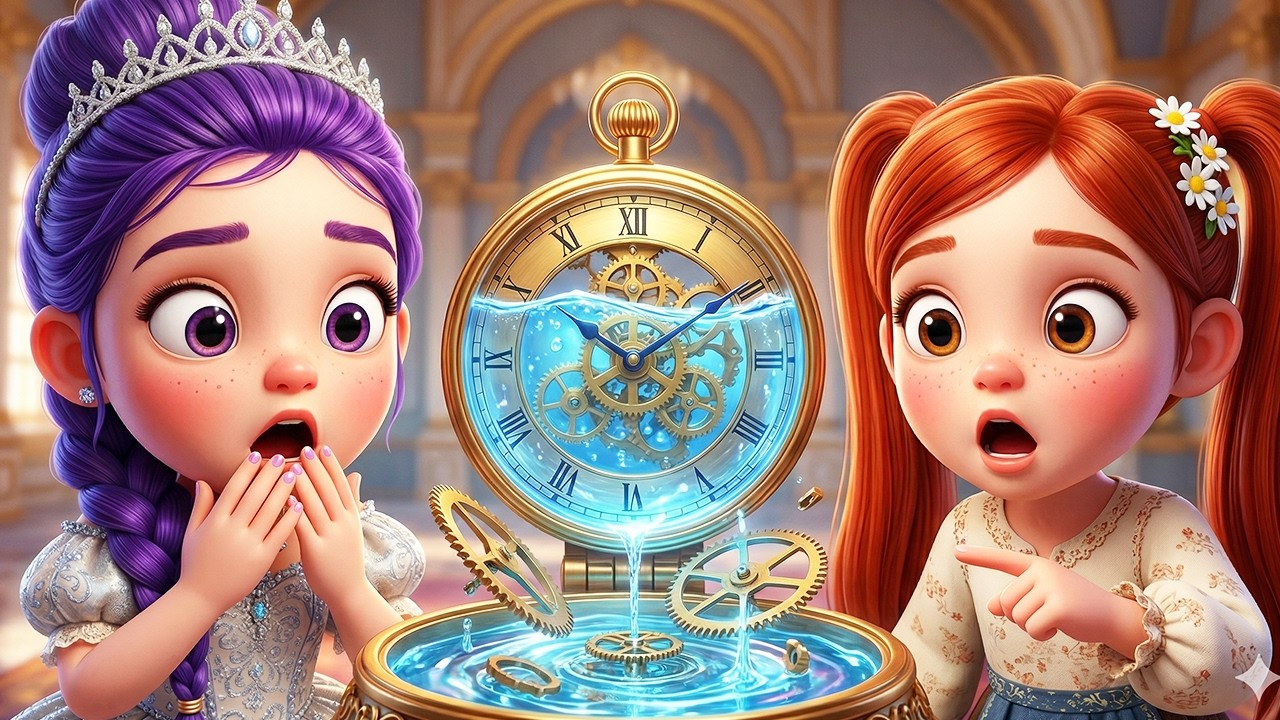 Princess Rumi 😱👑Princess Rumi and Mira create a magical water clock!⏳💧 - YouTube