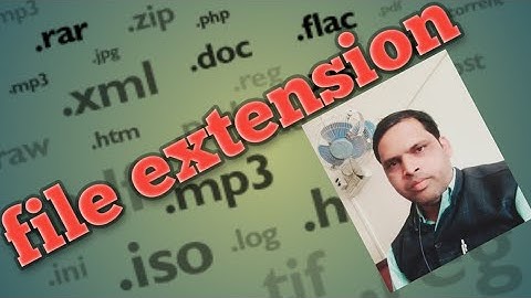 कंप्यूटर में फाइल एक्सटेंशन क्या होता है?# Computer file extension?