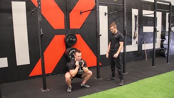 DB Goblet Squat One & One Quarter Reps