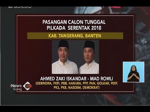 Inilah 6 Pasangan Calon Tunggal Pada Pilkada 2018 - INews Siang 22/06