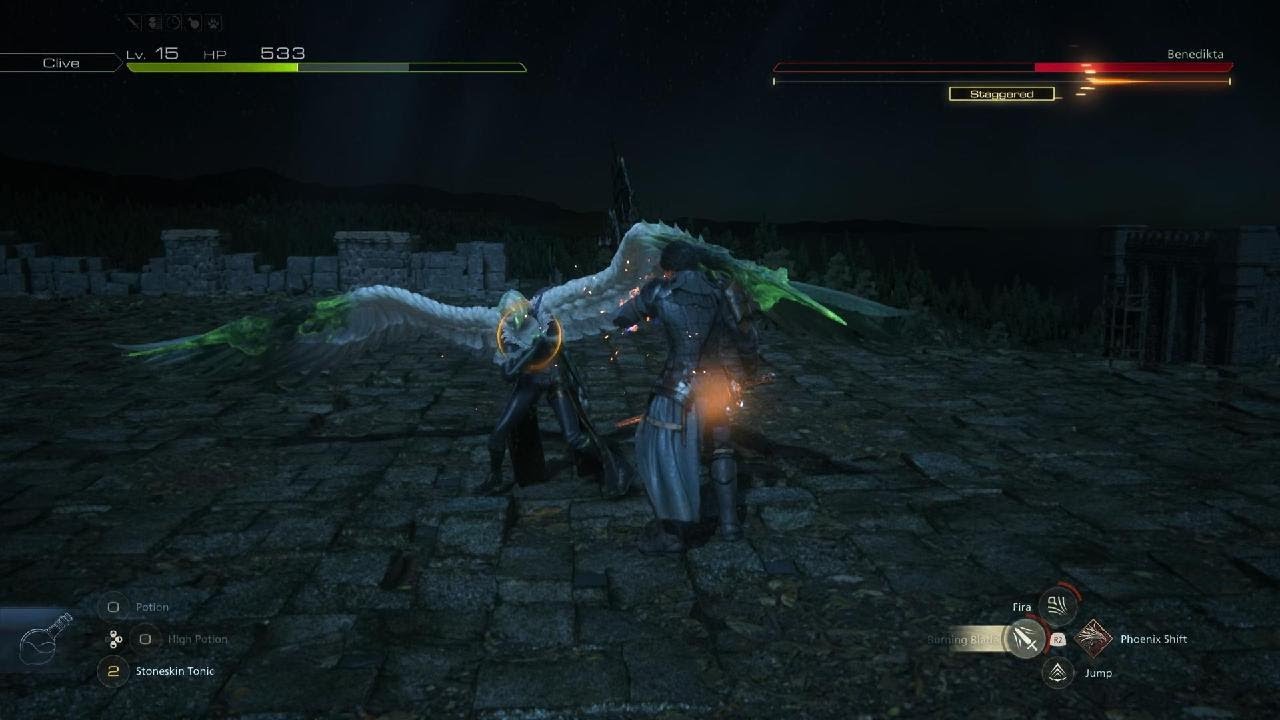 FINAL FANTASY XVI benedika boss fight clip 2 - YouTube