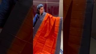 Leelavathi Orange Handloom Softsilk Saree Whatsapp 9342940078