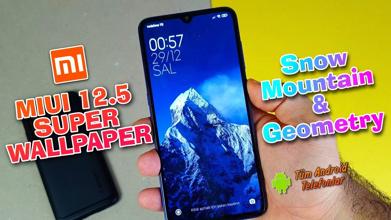 Miui 12.5 Super Wallpaper / Hareketli Duvar Kağıdı Telefonunuza