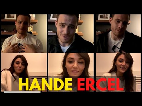 Hande Ercel ve Kerem Burcin Live 🔴 Hande Ercel Instagram live 2020  | oct 2020