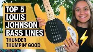 Miniatura de vídeo de "Top 5 Louis Johnson Bass Lines | Michael Jackson, The Brothers Johnson, Quincy Jones | Thomann"