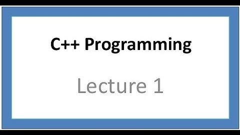 1.Introduction to C++ Programming Lanuage (History,Origin and Application)