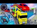 Car Transport Truck Driver Simulator 2021 - Trailer Truck Transporting Driving - Android GamePlay #2