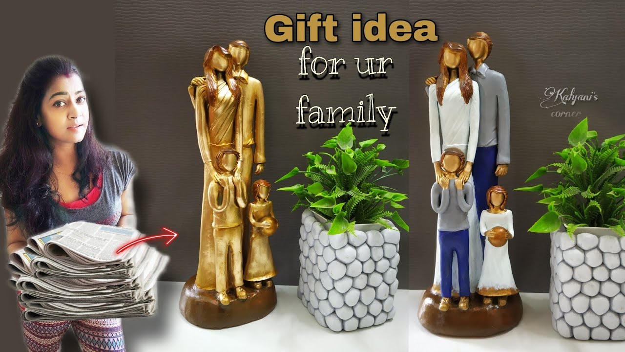 DiY Family craft Unique gift idea to your Family Best out of waste