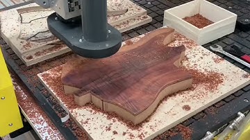 Headless Guitar Building - Pt.4 CNC Machining (front)