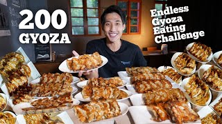 200 GYOZA Eating Challenge! | UNLIMITED JAPANESE GYOZA MUKBANG! | BEST JAPANESE GYOZA IN SINGAPORE