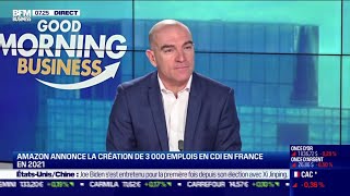 Ronan Bolé (Amazon France Logistique): Amazon annonce la création de 3 000 emplois en CDI en France