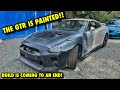 Rebuilding A 1000hp Nissan GT-R From Auction! (Part 15) ITS FINALLY PAINTED!!
