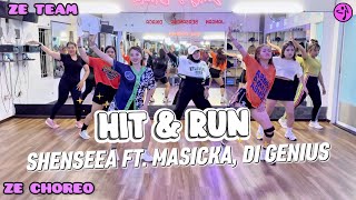 HIT & RUN ➖ SHENSEEA FT. MASICKA, DI GENIUS / ZUMBA / DANCE WORKOUT / VIRAL TIKTOK / ZE TEAM 💜🖤