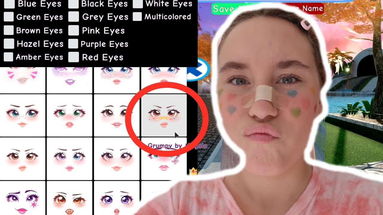 Roblox Eyes Face