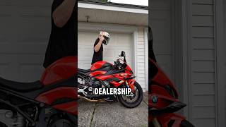 Some salesman aren’t looking out for your best interest 🙄 #biker #motorcycle #bmw #s1000rr #fypシ