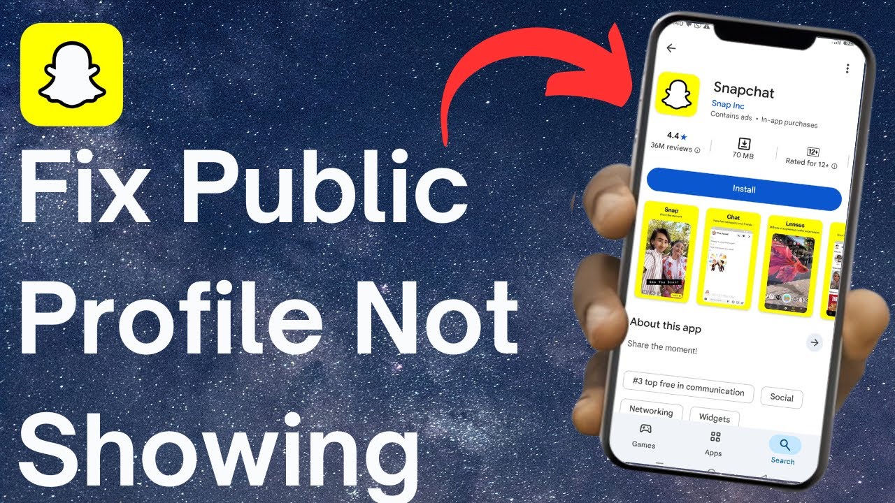 How To Fix Snapchat Public Profile Not Showing