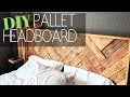 DIY HEADBOARD TUTORIAL | DIY HOME DECOR | PALLET FURNITURE