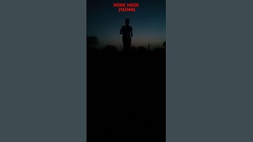 MONK MODE (13/365) जब सब तुम्हारा साथ छुड दे #shorts #souravjoshivlogs #monkmode
