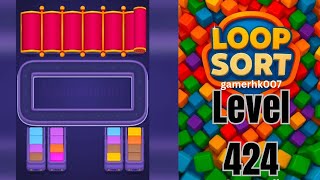 Loop Sort Level 424 Hard level Walkthrough Solution 