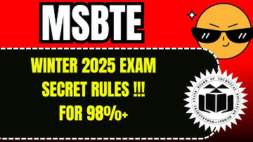 msbte winter 2025 exam date | msbte winter 2025 exam updates | msbte winter exam form date | update