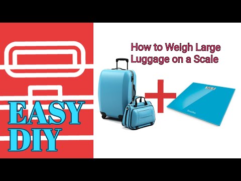 How to Weigh Luggage Before Your Flight: 10 Steps (with Pictures)