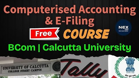Computerised Accounting & E-filing | Marks Pattern & Free Of Cost Lectures ~ Sem 6