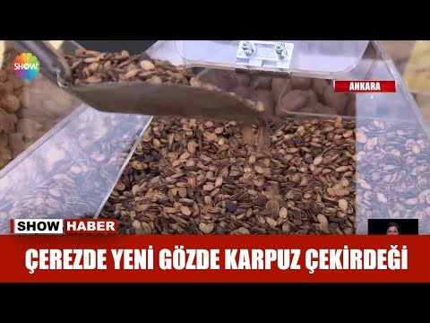 Çerezde yeni gözde karpuz çekirdeği!