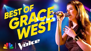 Season 23 Runner-Up Grace West&#39;s Best Performances | The Voice | NBC