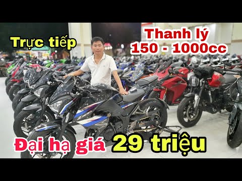 Video Trùm Xe Cũ Thanh Lý Moto Kawasaki Zx25r Honda Yamaha... - youtube
