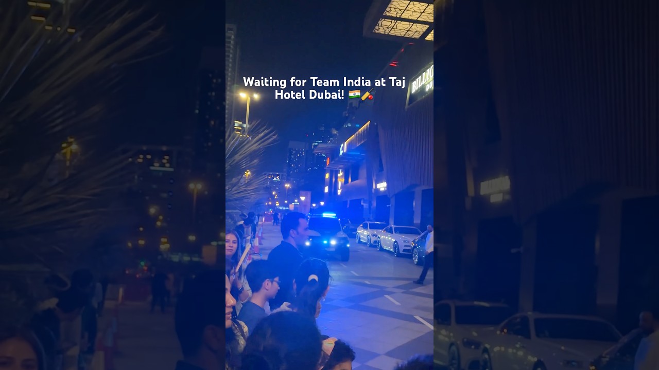 Team India at Taj Hotel Dubai! 🇮🇳🏏 