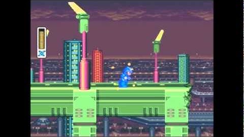 Megaman X Playthrough Part 1 Central Highway