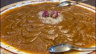 حلوای مجلسی و فوری با ارد گندم | Halva