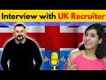 Interview with UK Recruiter |Which jobs are in demand in UK with visa sponsorship? Brexit impact?