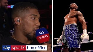 "DILLIAN IS AN IDIOT!" | Anthony Joshua reacts after being called out by Dillian Whyte