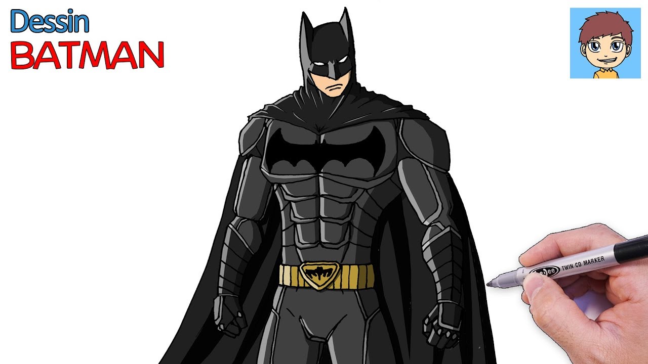 Introducir 56+ imagen batman dessin