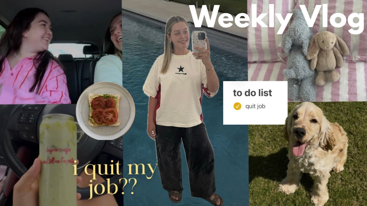 weekly vlog ⭐️ i quit my job??, shopping and lots of yapping 