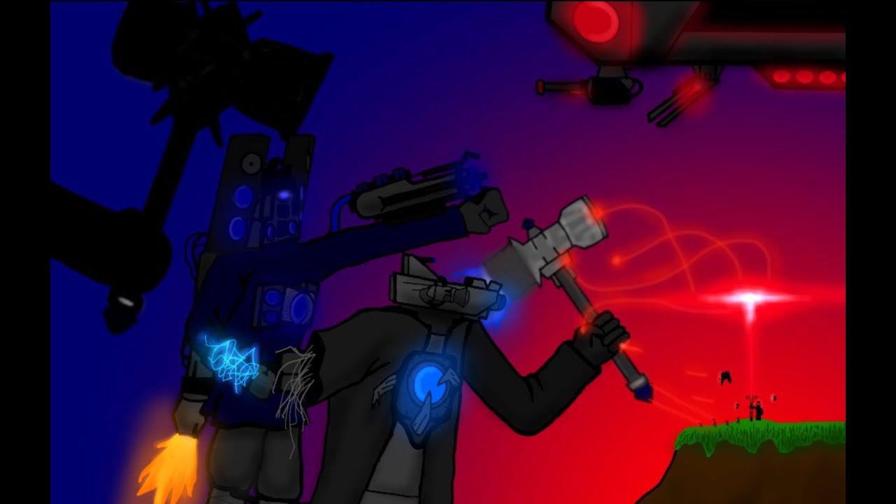 speaker armada VS nightmare chapters! (skibi defense)