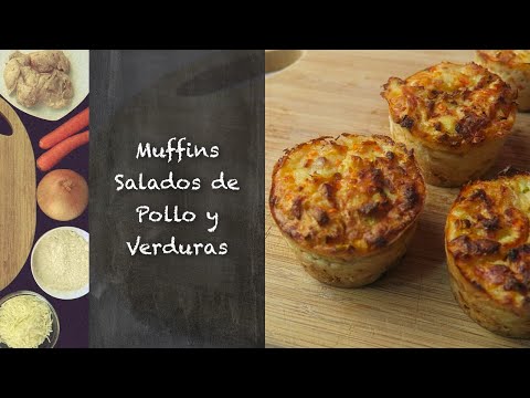 Video: Muffins De Pollo