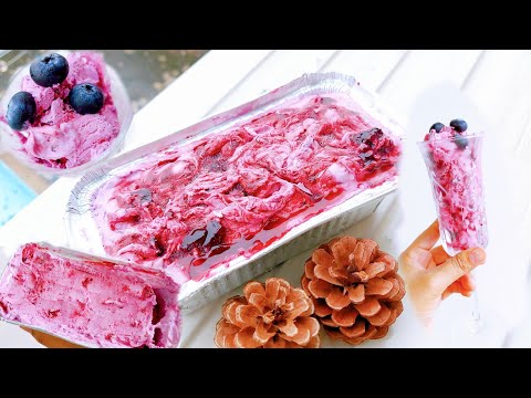 วีดีโอ: ไอศกรีมบลูเบอร์รี่กับมาสคาโปน