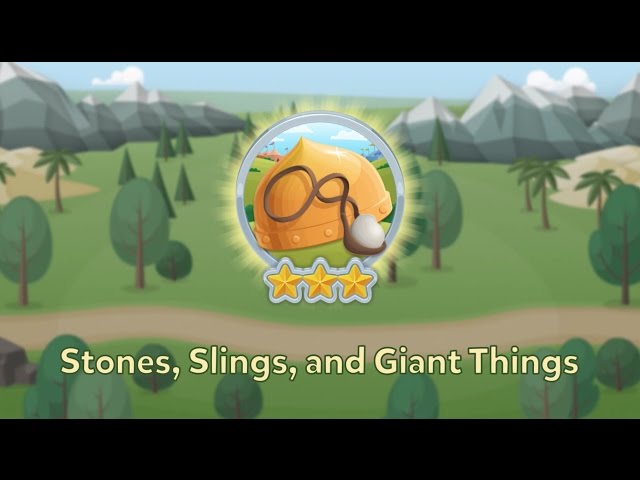 Stones, Slings, and Giant Things: David and Goliath | BIBLE ADVENTURE | LifeKids class=