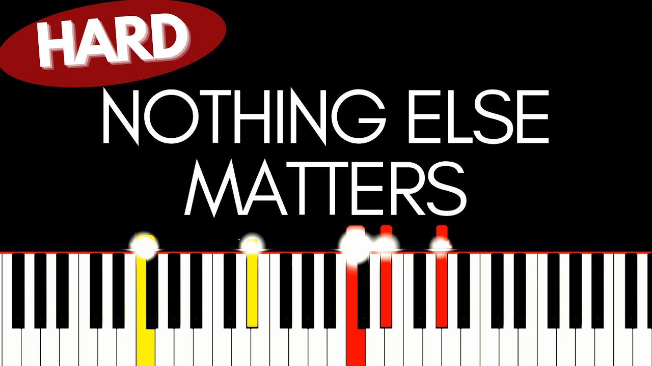 Metallica - Nothing else matters | HARD Piano tutorial - YouTube