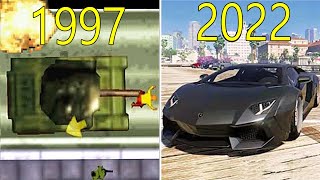 Evolution Of Grand Theft Auto W Facts 1997-2022