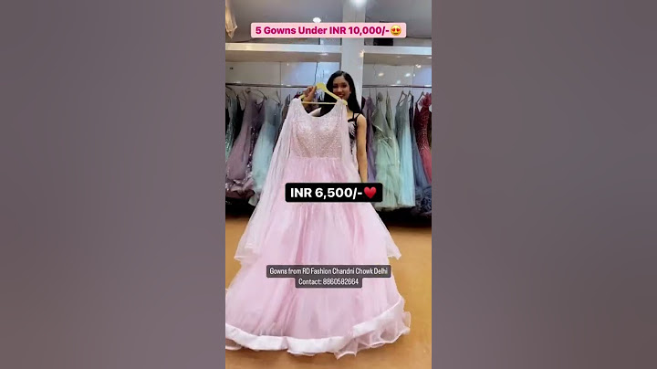 5 Under INR 10,000/- Gowns in Chandni Chowk😍 #shorts #ashortaday #lehenga #lehengacholi