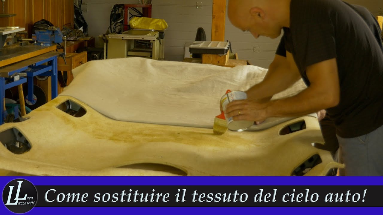 Riparazione rivestimento cielo auto