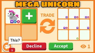 YAY THEY OFFERED 6 MEGA PETS WITH NICE NEON!! LATEST OFFERS FOR MEGA UNICORN in #adoptme