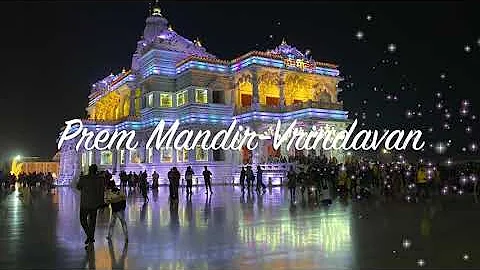 Prem Mandir|Vrindavan|Krishna Temple|Timelapse| #krishna #timelapse #4k #gopro #uttarpradesh #relax
