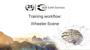 Training workflow: Sequence Stratigraphy - Wheeler Scene