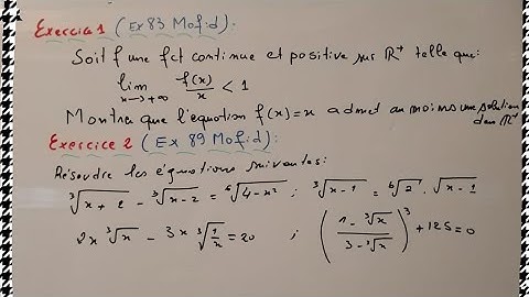 T V I et racines nième (exercices 83 et 89 Mofid) 2ème SM biof.2023/24.