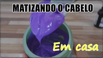 Como usar a violeta para matizar o cabelo?